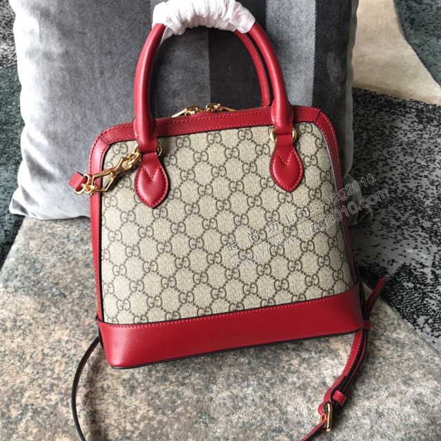 Gucci女包 古馳2020新款 Gucci手提肩背女包 621220pvc棕皮  gdj1144